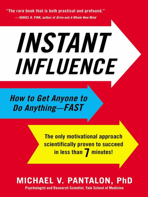 Title details for Instant Influence by Michael Pantalon - Available